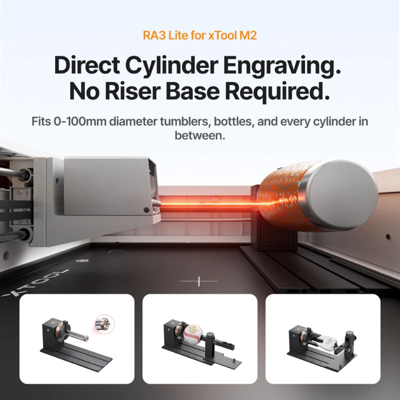 RA3 Lite xTool M2 changement rapide